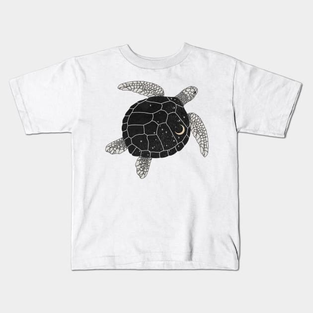 Turtle Kids T-Shirt by woahthesun